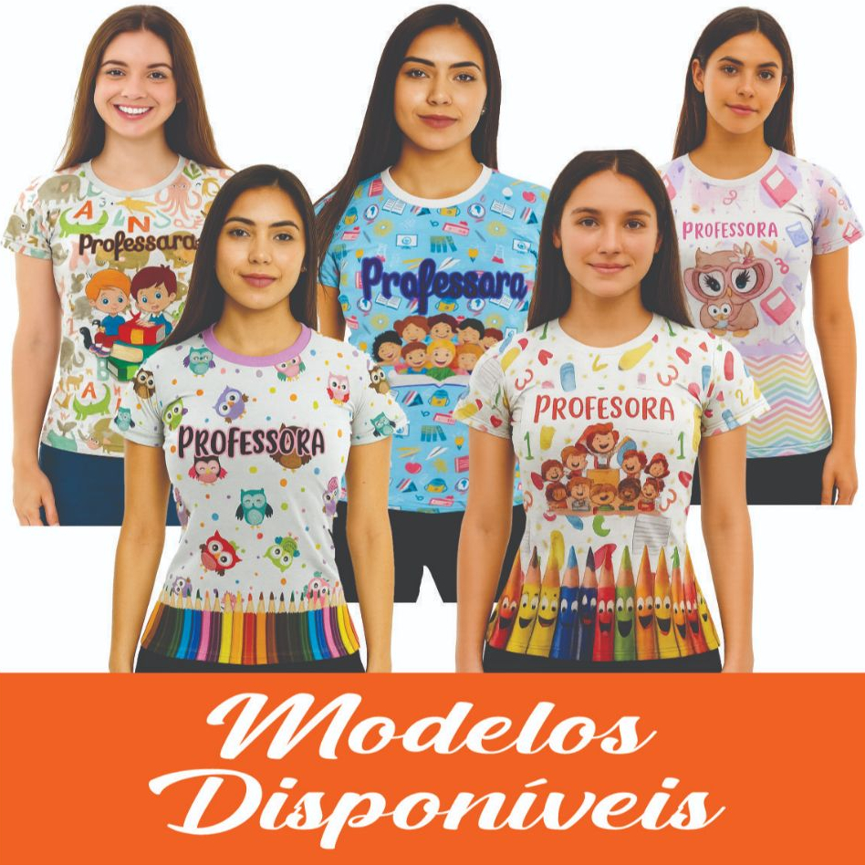 Camiseta professora camisa t-shirt malha confortável para trabalhar educação infantil