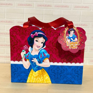 Lembrancinha Personalizada Sacolinha Ondas Grande com Tag Branca de Neve PEGUE E MONTE em Oferta na Shopee