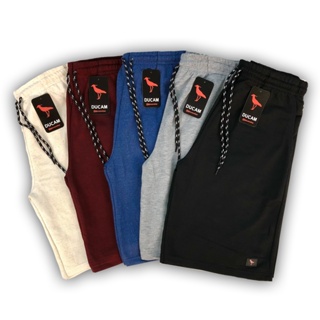 Kit 5 Bermudas Moletom Academia Treino 100% Confortável 2 Bolsos Algodão em Oferta na Shopee