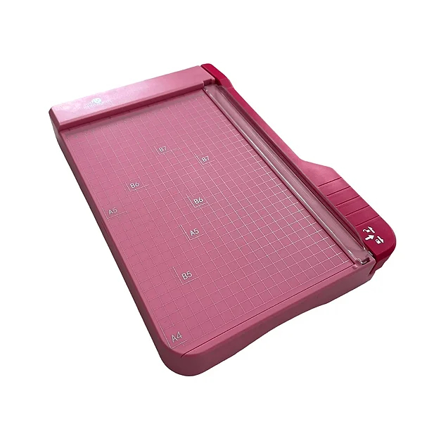Guilhotina Manual 22cm Para Papel E Tecido Com Compartimento Interno