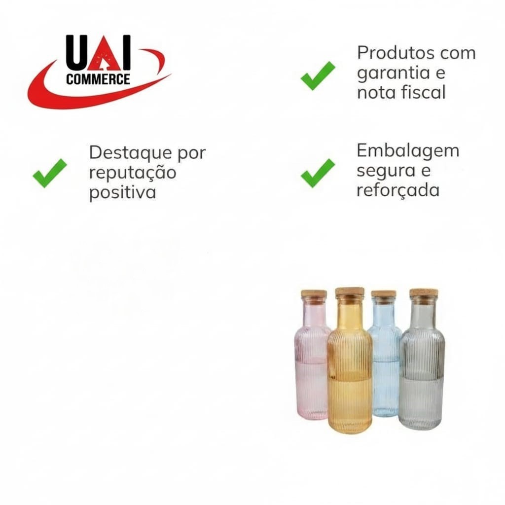 Garrafa de Vidro Grace 1 Litro Colorida Tampa Rolha em Oferta na Shopee