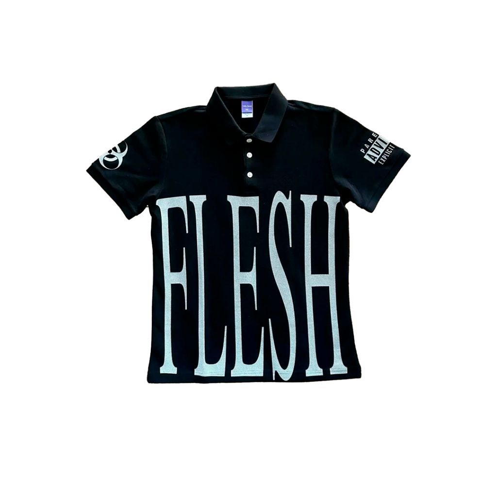 Camisa Polo Piquet Flesh Only Here for the Money Streetwear