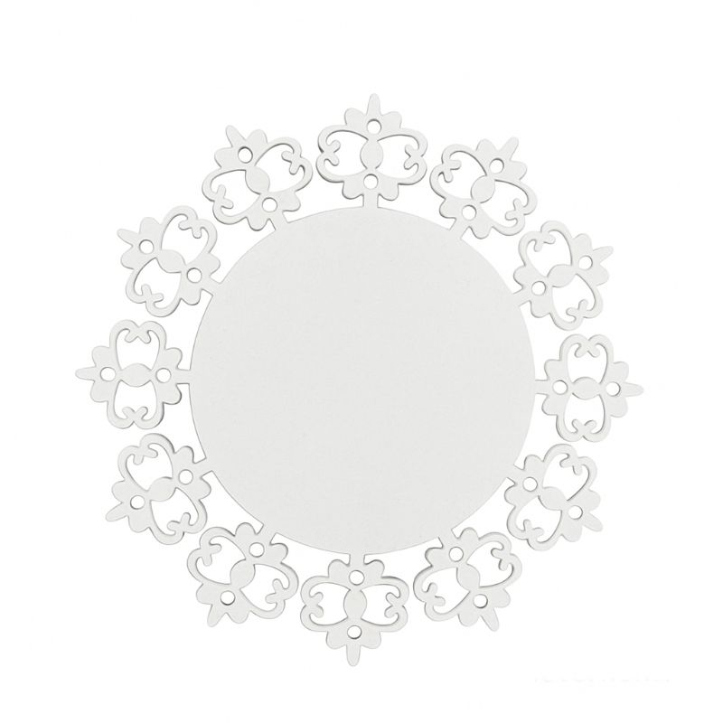 Kit 20 mandalas mdf pintado branco barato 15x15 em Oferta na Shopee