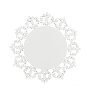 Kit 20 mandalas mdf pintado branco barato 15x15 em Oferta na Shopee