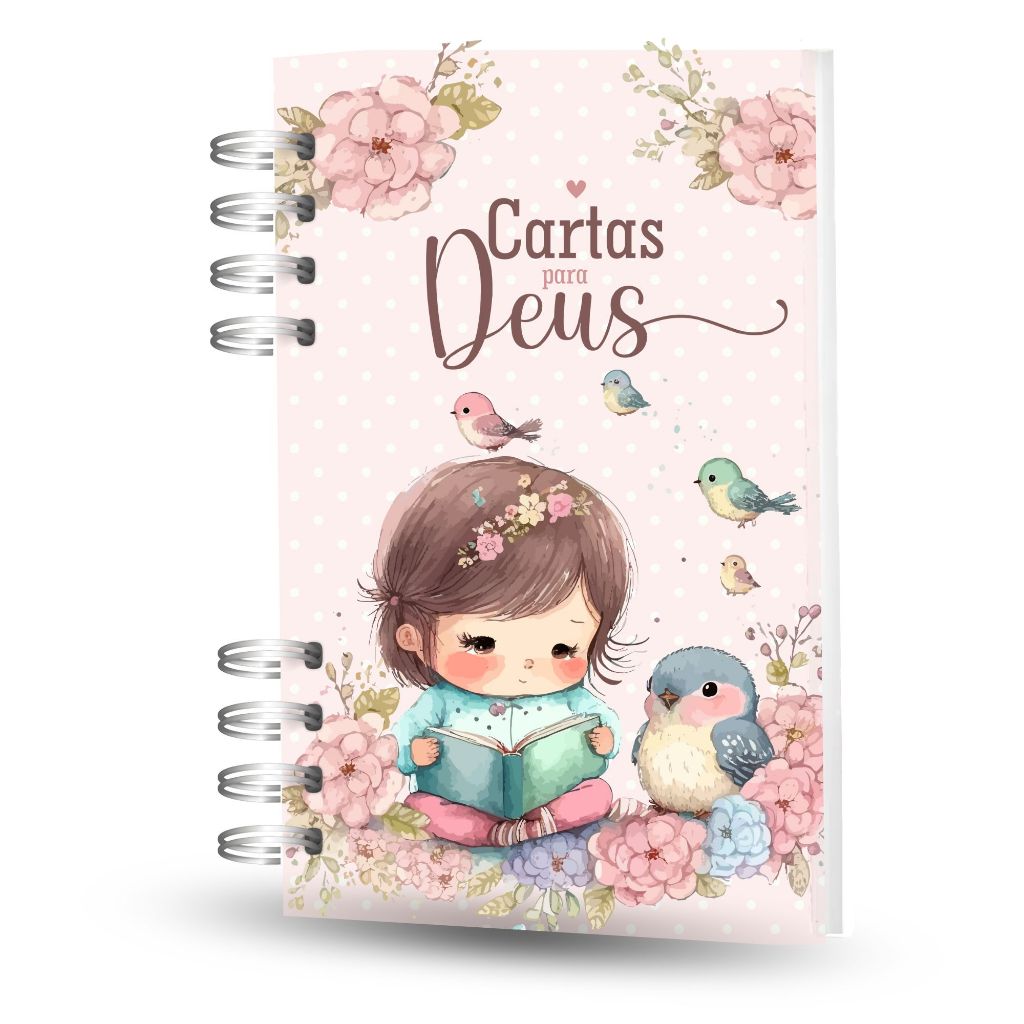 Imagem Agenda Caderno Cartas Para Deus – Diário Cristão de Oração e Gratidão | 200 Páginas | Capa Dura Premium