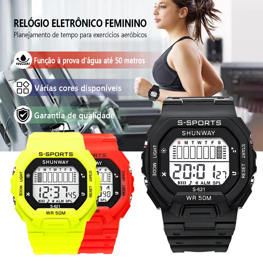 Relogio Masculino Relógio Digital Prova Da Água Esportivo Militar Cronômetro Wsportes Ao Ar Livre Relogio Masculino Relógio Digital Prova Da Água Esportivo Militar Cronômetro Wsportes Ao Ar Livre