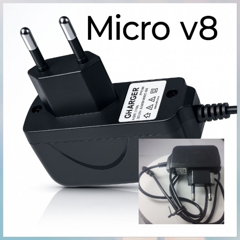 Fonte carregador micro V8 para celular antigo LG, tablet, relógio digital, GPS e todos aparelhos q.usam micro USB V8.