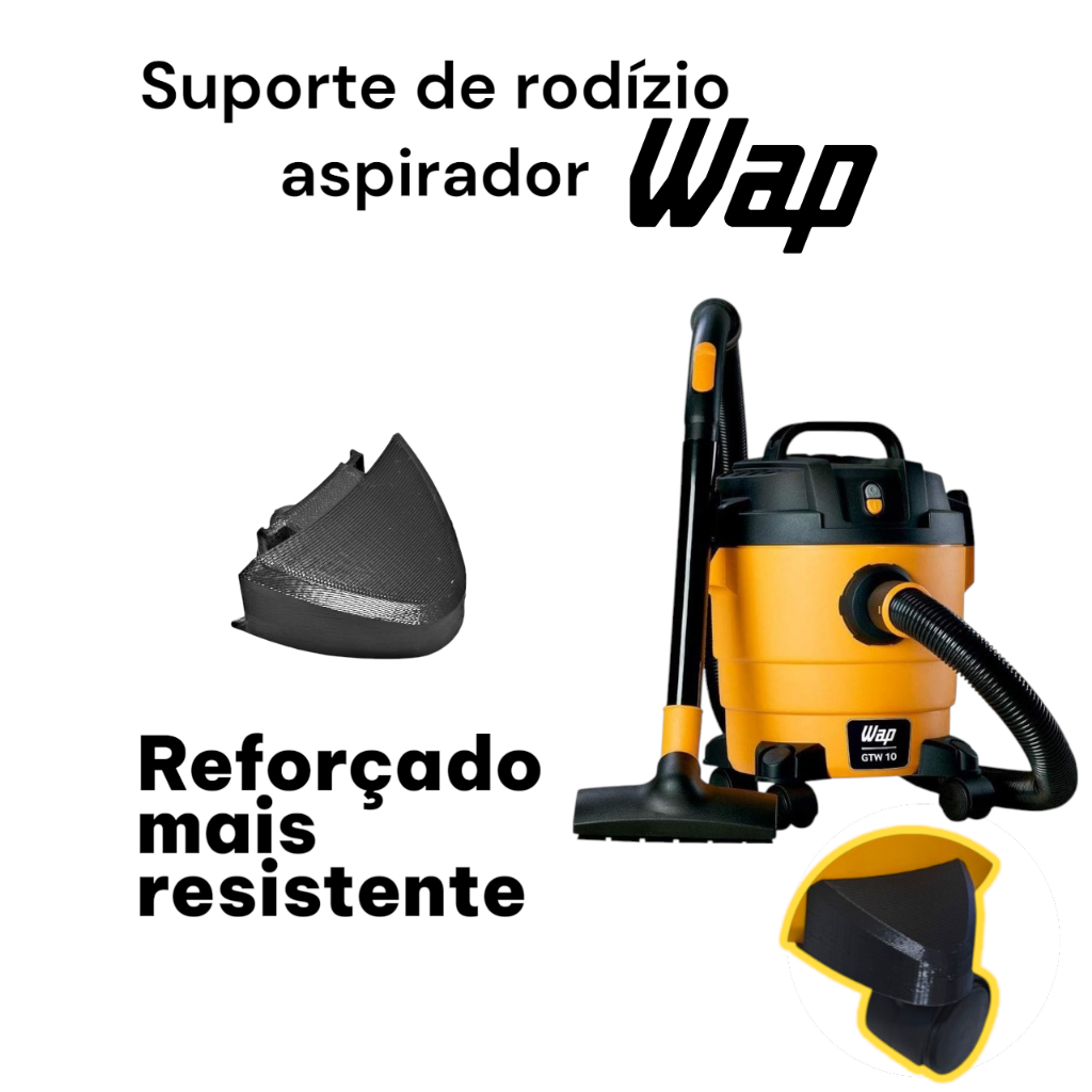 Suporte Rodizio para Aspirador WAP GTW10