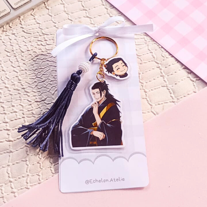Chaveiro Plastificado Jujutsu Kaisen Suguru Geto (1) - Chaveiro Artesanal em Oferta na Shopee