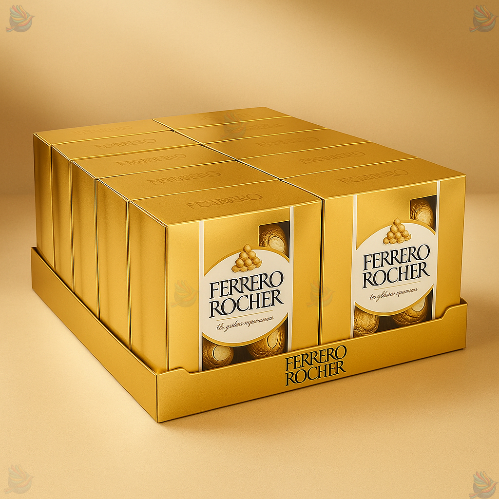 10 Caixas de Bombom Ferrero Rocher 50g - 40 Bombons em Oferta na Shopee