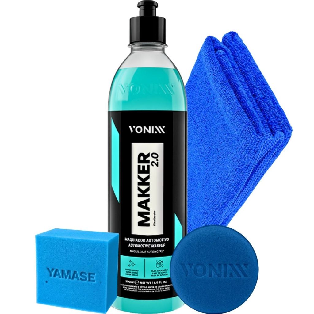 Makker Maquiador Automotivo Renova Pintura Defeitos Vonixx + Pano Aplicador em Oferta na Shopee