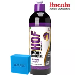 Composto de Refino Profissional Polidor Automotivo Lincoln HOF 500g Brilho e Proteção Acabamento Espelhado