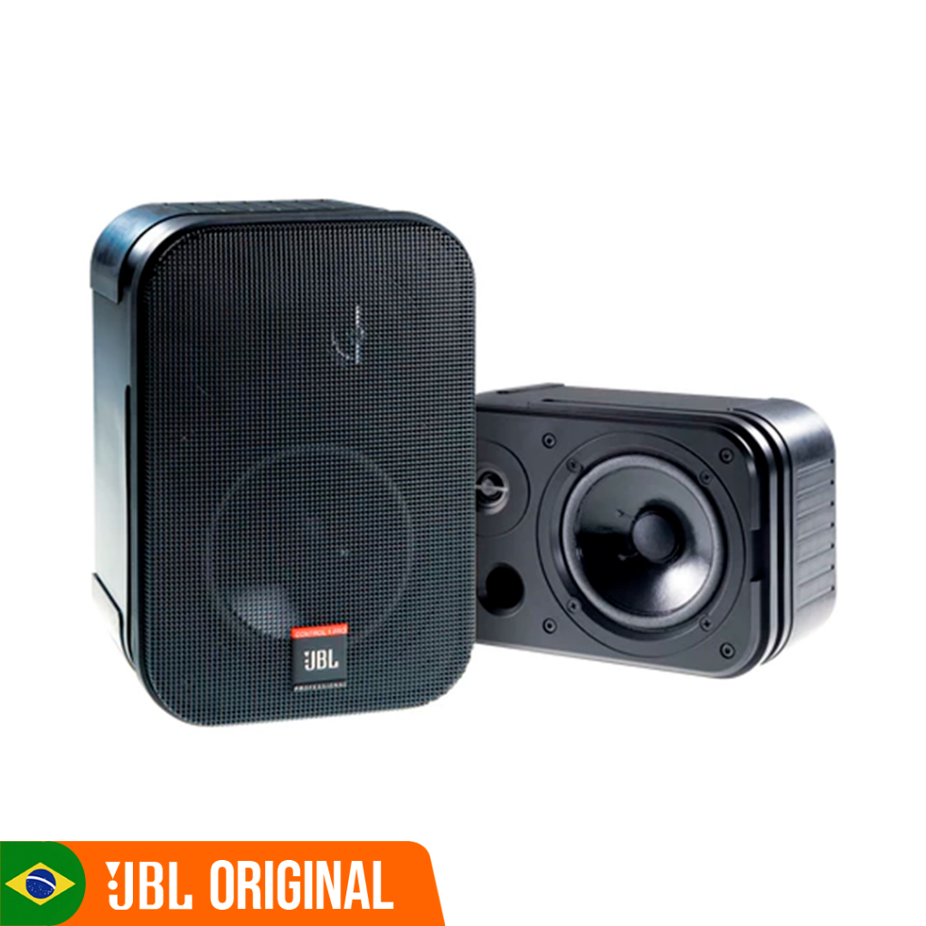 Par Monitor de Referencia JBL Control 1 Pro Passiva 150W RMS - Preto