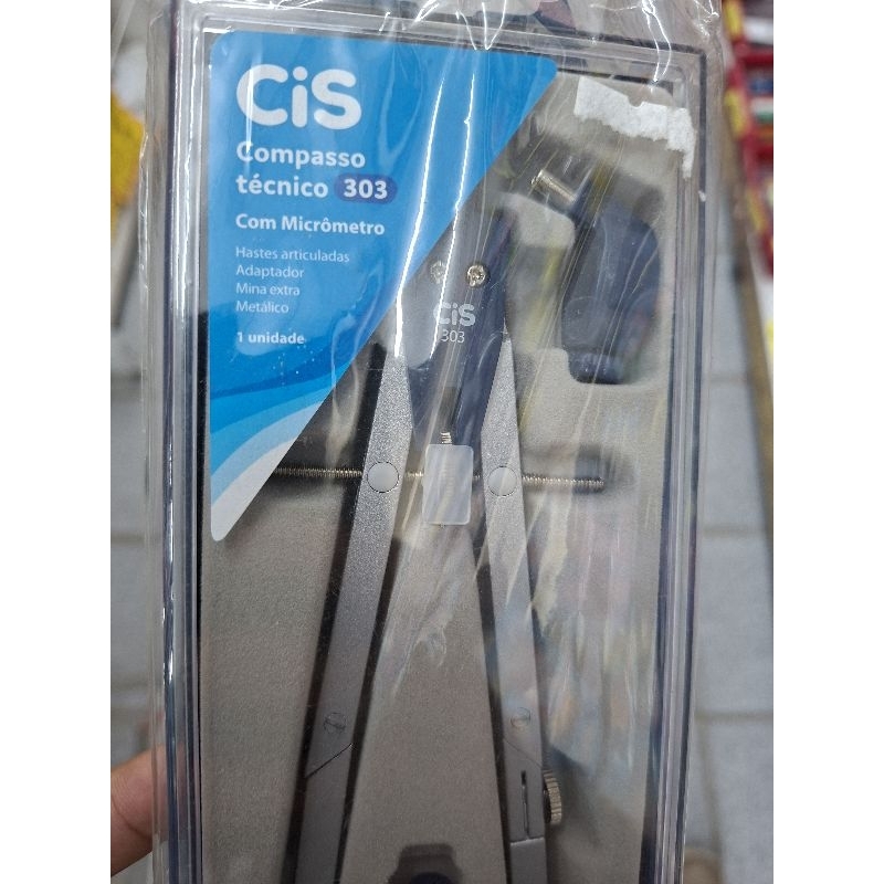 Compasso Técnico Cis antigo vintage raro anos 90