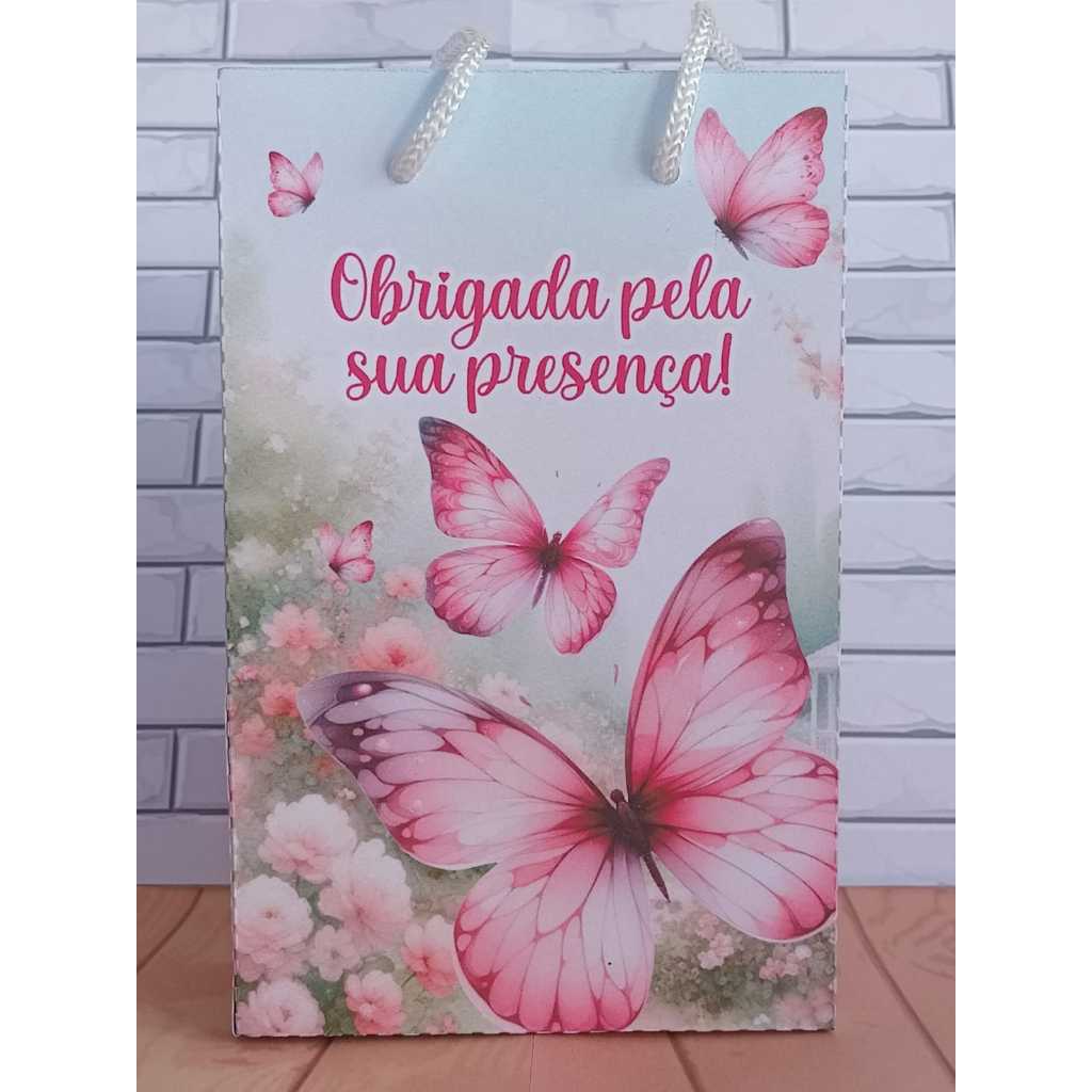Sacolinha Surpresa Personalizada Lembrancinha Jardim Encantado Rosê PEGUE E MONTE em Oferta na Shopee