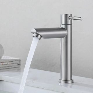 Torneira Banheiro Inox Premium Bancada Moderna