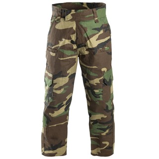 Calça Cargo Use Tático Masculina Rerforçada Ripstop 8 Bolsos Proteção UV50+ Woodland