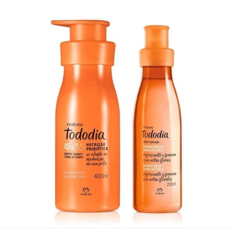 Kit Natura Tododia Manga Rosa e Água de Coco – Hidratante + Body Splash