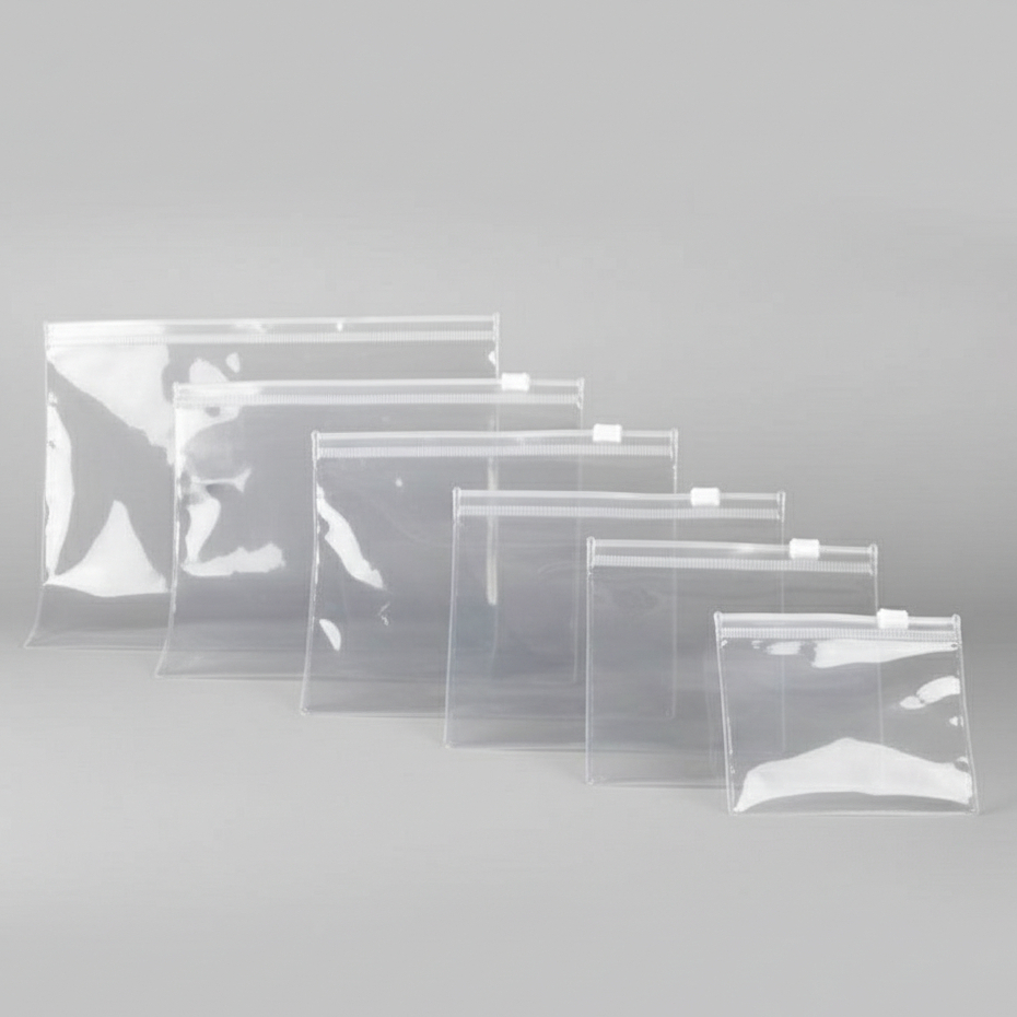 Imagem Kit 50 Mini Necessaire Transparente PVC Zíper - Multiuso (Viagem, Higiene, Make)