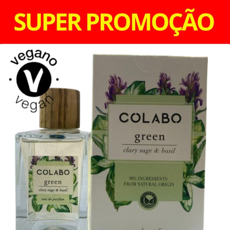 Perfume Importado Colabo Green Unissex Vegano EDP - 100ml / Envio No Mesmo dia em Oferta na Shopee