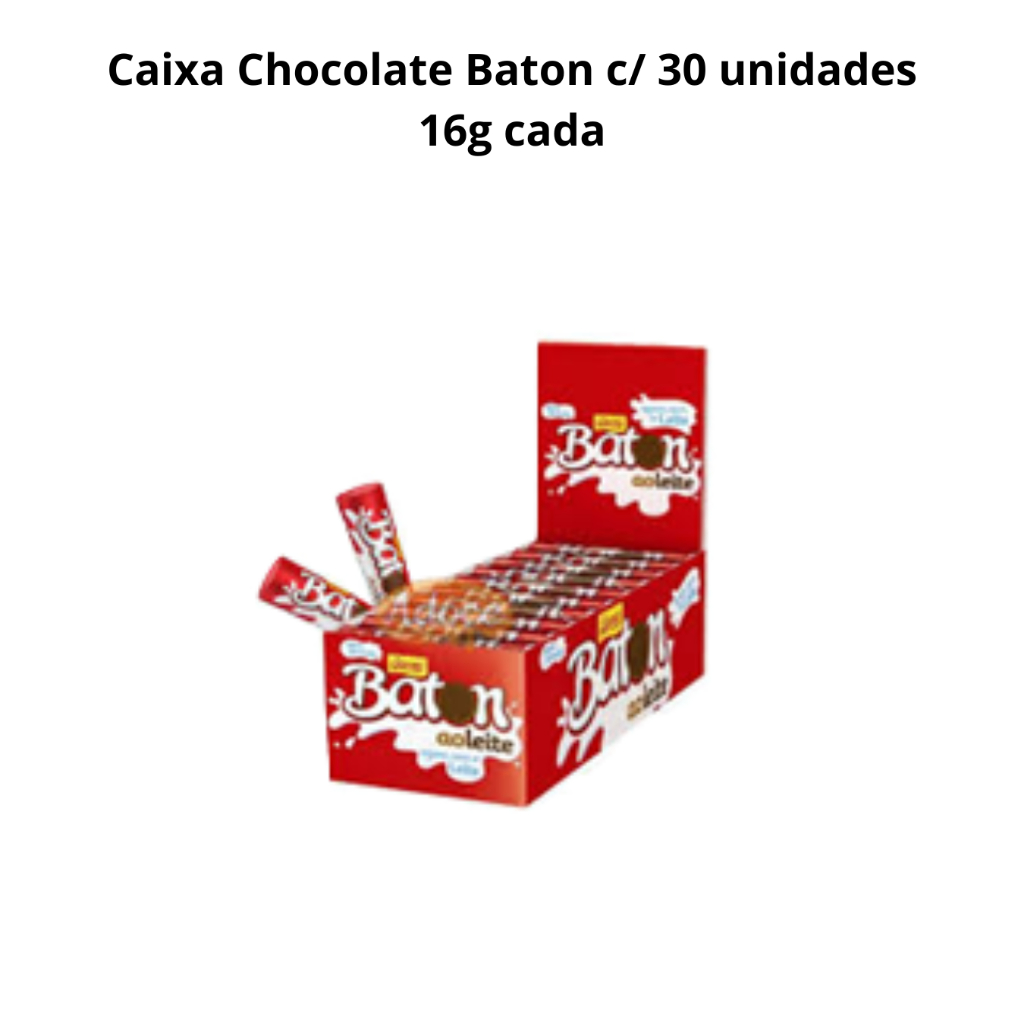 Caixa Baton Chocolate - Comprar com Melhor Preço em Lanches