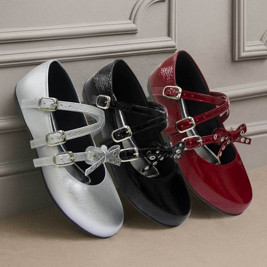 Sapatilha Infantil Menina 28ao36 Laço Boneca Festa 02.51j