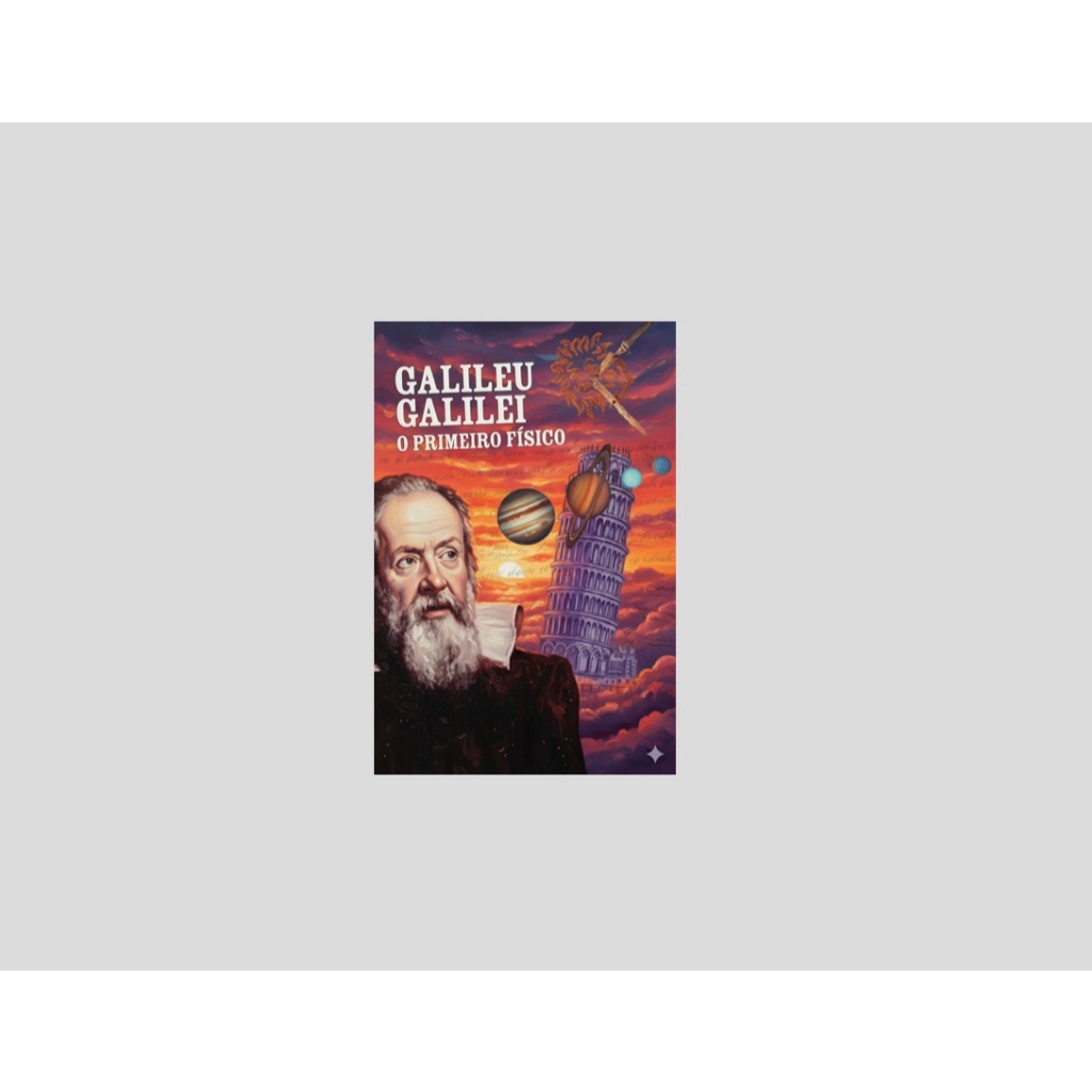 Quadro Galileu Galilei Genio Astrônomo Física Astronomia