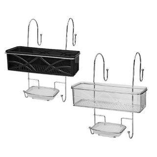 Porta Shampoo e Saboneteira para Pendurar no Box Preto ou Cristal Niquelart em Oferta na Shopee