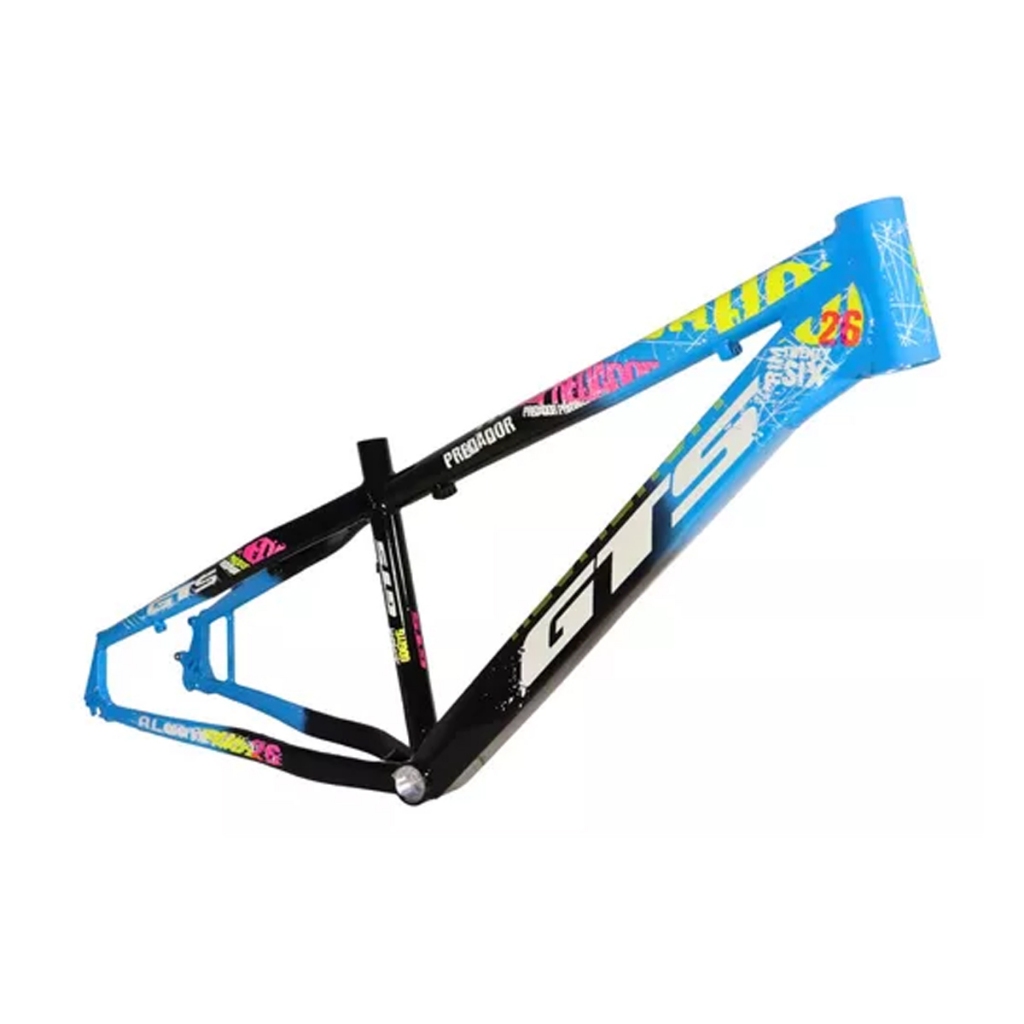 Quadro De Bicicleta Freeride Aro 26 Gts Pro M5 Bike Dirtjump grau manobla