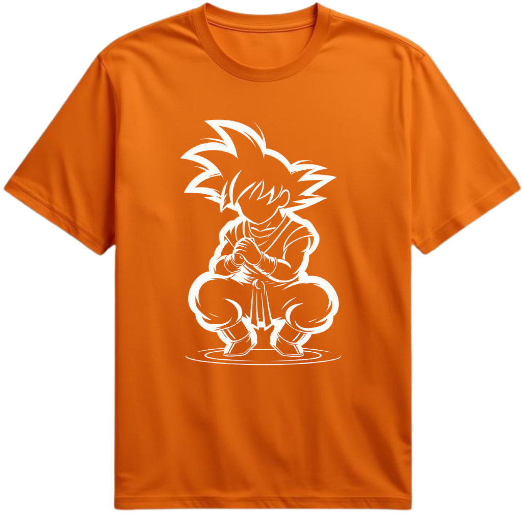 Camiseta Goku Dragon Ball Criança Camisa Infantil Férias Blusa Anime Desenho Japonês T-shirt Street