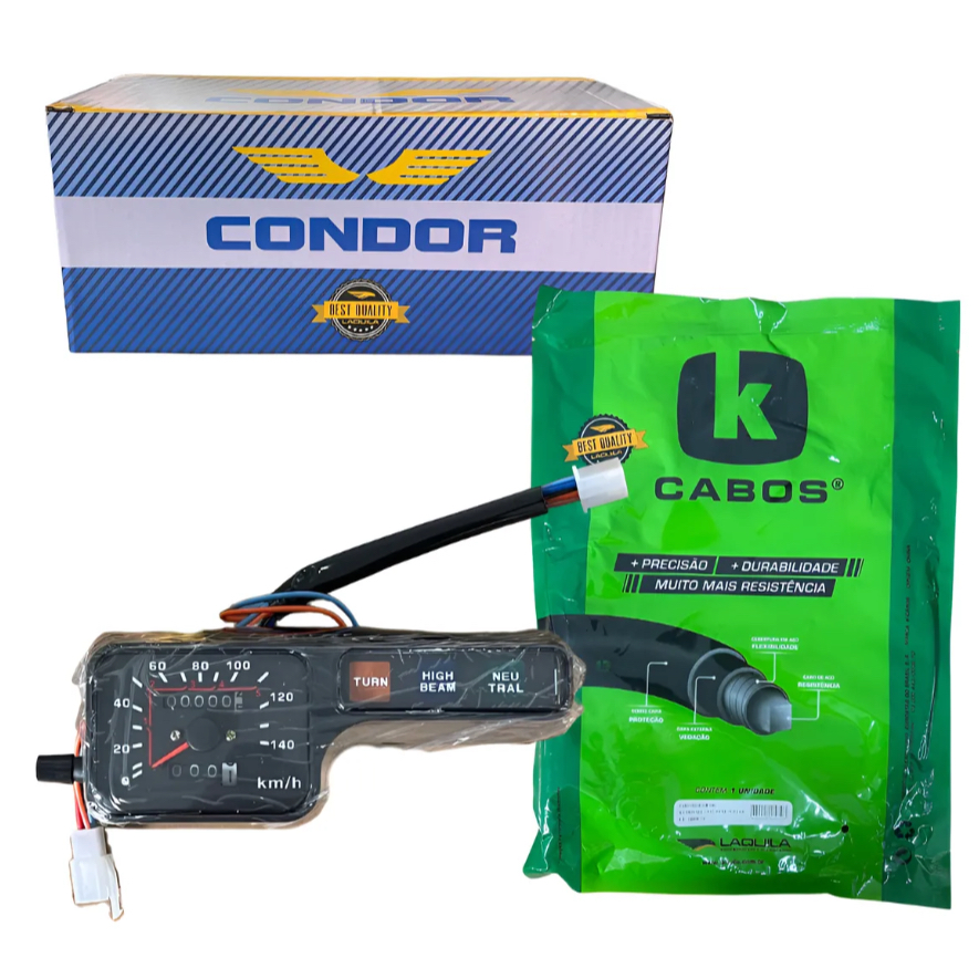 Kit Cabo Velocímetro + Painel Moto Honda Xr 200 R Ano 2001