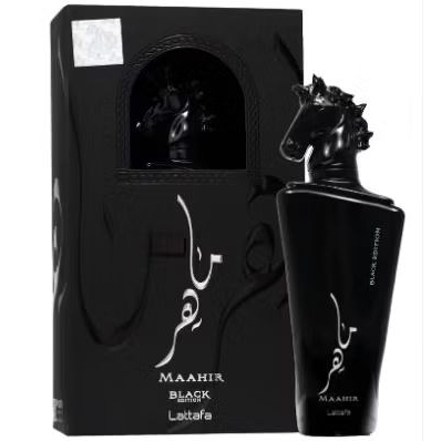 Perfume Árabe Lattafa Original Importado Maahir Black Edition Masculino EAU De Perfume Edp100mL