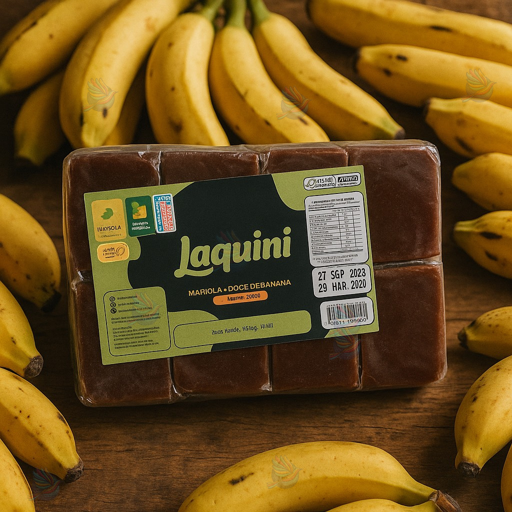 Mariola Artesanal Laquini Doce De Banana - 880gr - Banana Pura em Oferta na Shopee