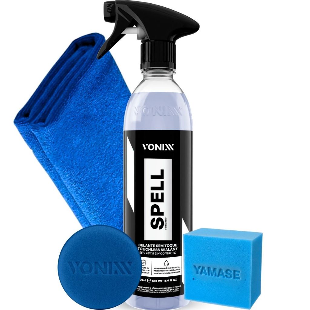 Spell 2.0 Selante Brilho e Proteção Sem Toque + Pano Microfibra Aplicador de espuma em Oferta na Shopee