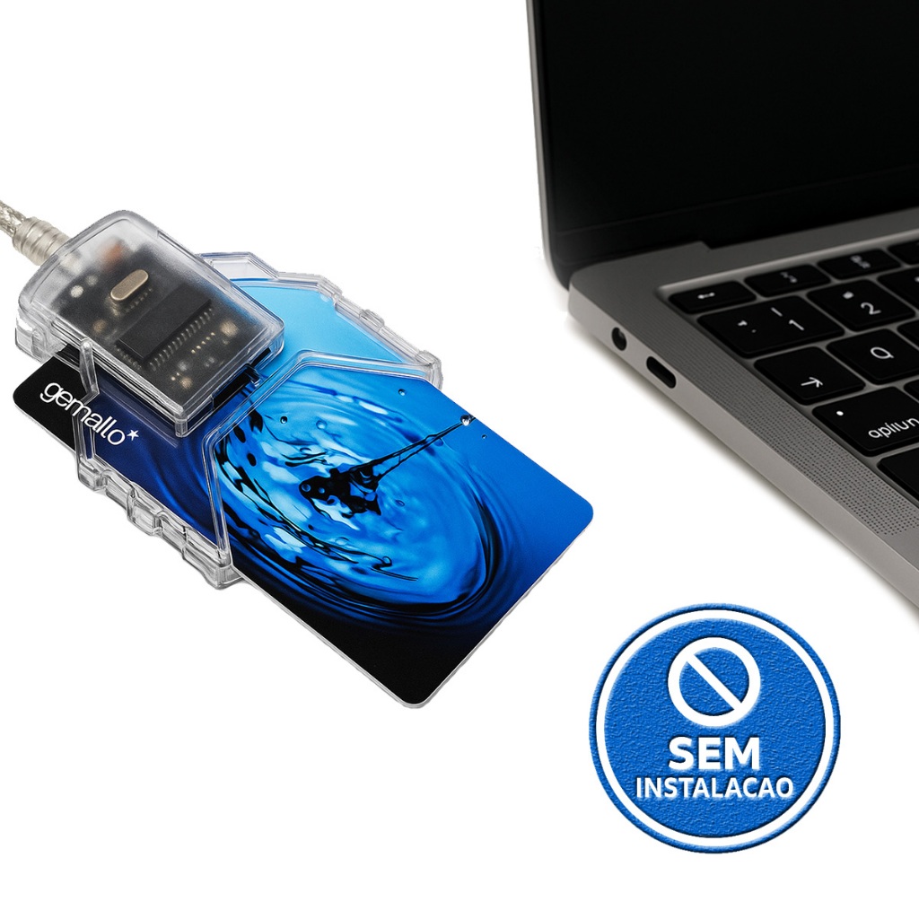 Leitor Smart Card Gemalto Pc Usb-tr - Super Promoção
