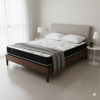 Colchão Casal 100% Espuma D33 Ortopédico 1,88x12cm Durável Acabamento PREMIUM