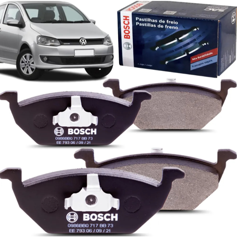 Pastilha Freio Dianteira FOX 2004 2005 2006 2007 2008 2009 2010 2011 2012 2013 2014 1.0 | 1.6 Bosch em Oferta na Shopee