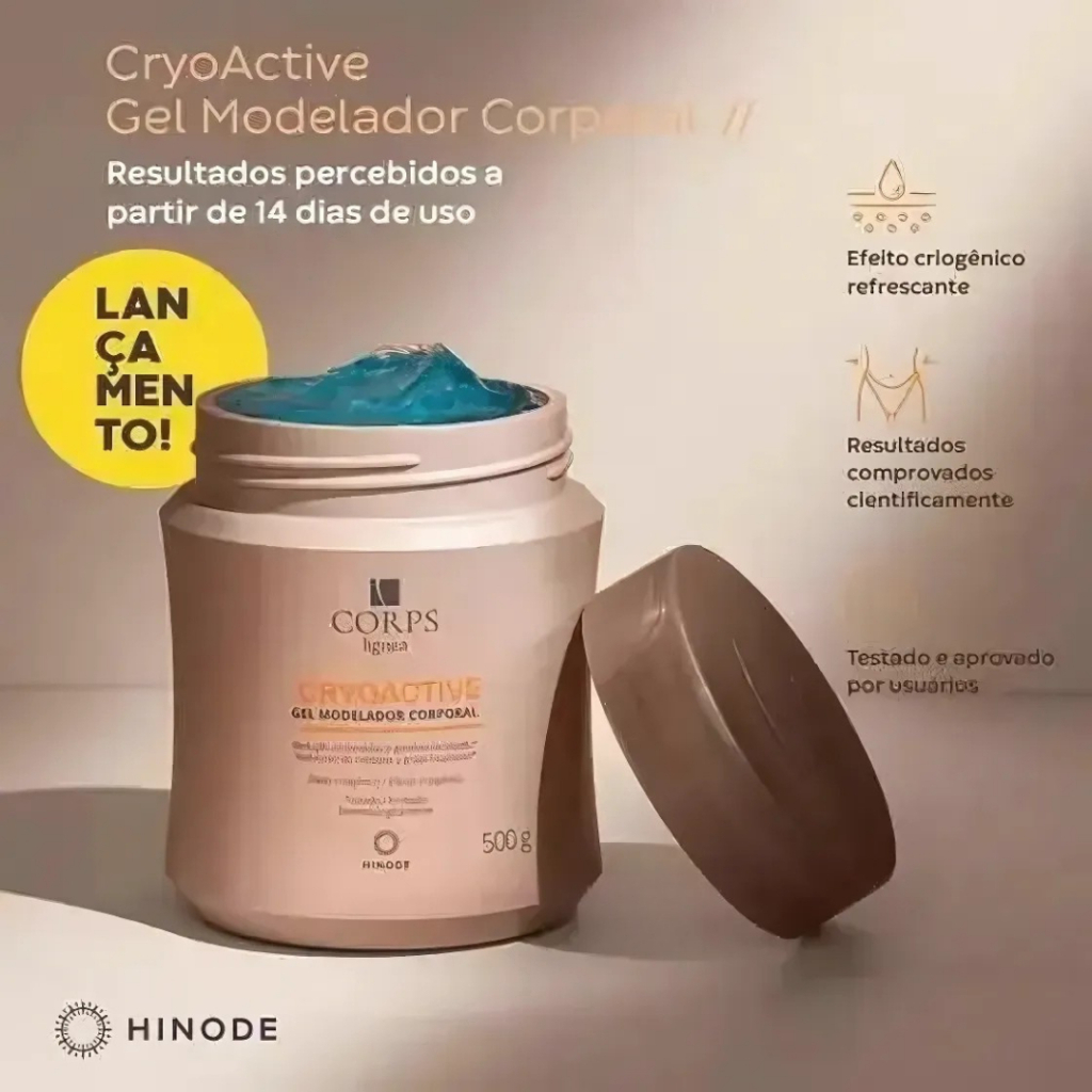 Gel Modelador Corporal Cryoactive Corps Lignea 500g
