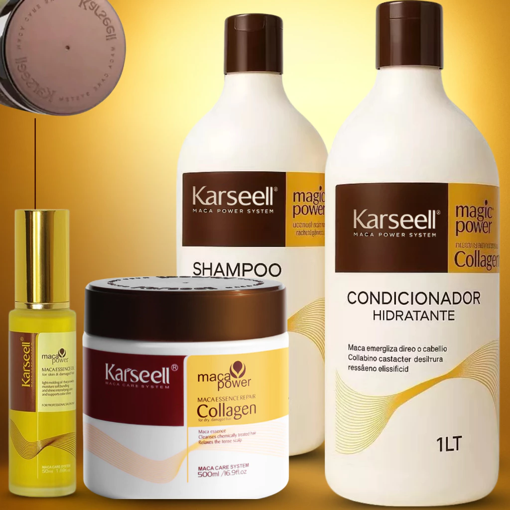 Kit Karseell Tratamento Capilar Mascara - Óleo Argan Marroquino - Shampoo e Condicionador - Original — imagem 1