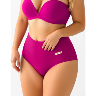 Kit Com 5 Calcinha Plus Size G1 e G2 Cós Alto Segura Barriga Zero Barriga em Oferta na Shopee
