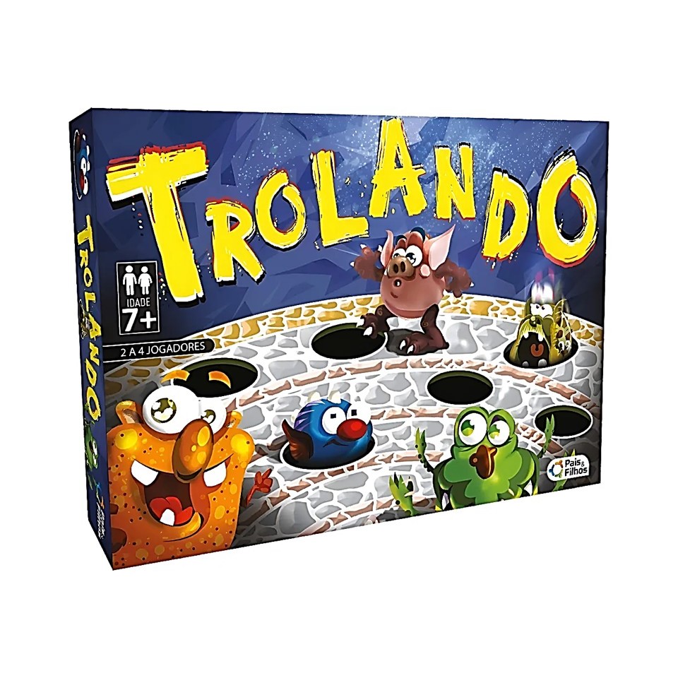 Jogo De Tabuleiro Infantil Trolando Com Labirinto Divertido Desafios Criativos Pais & Filhos em Oferta na Shopee