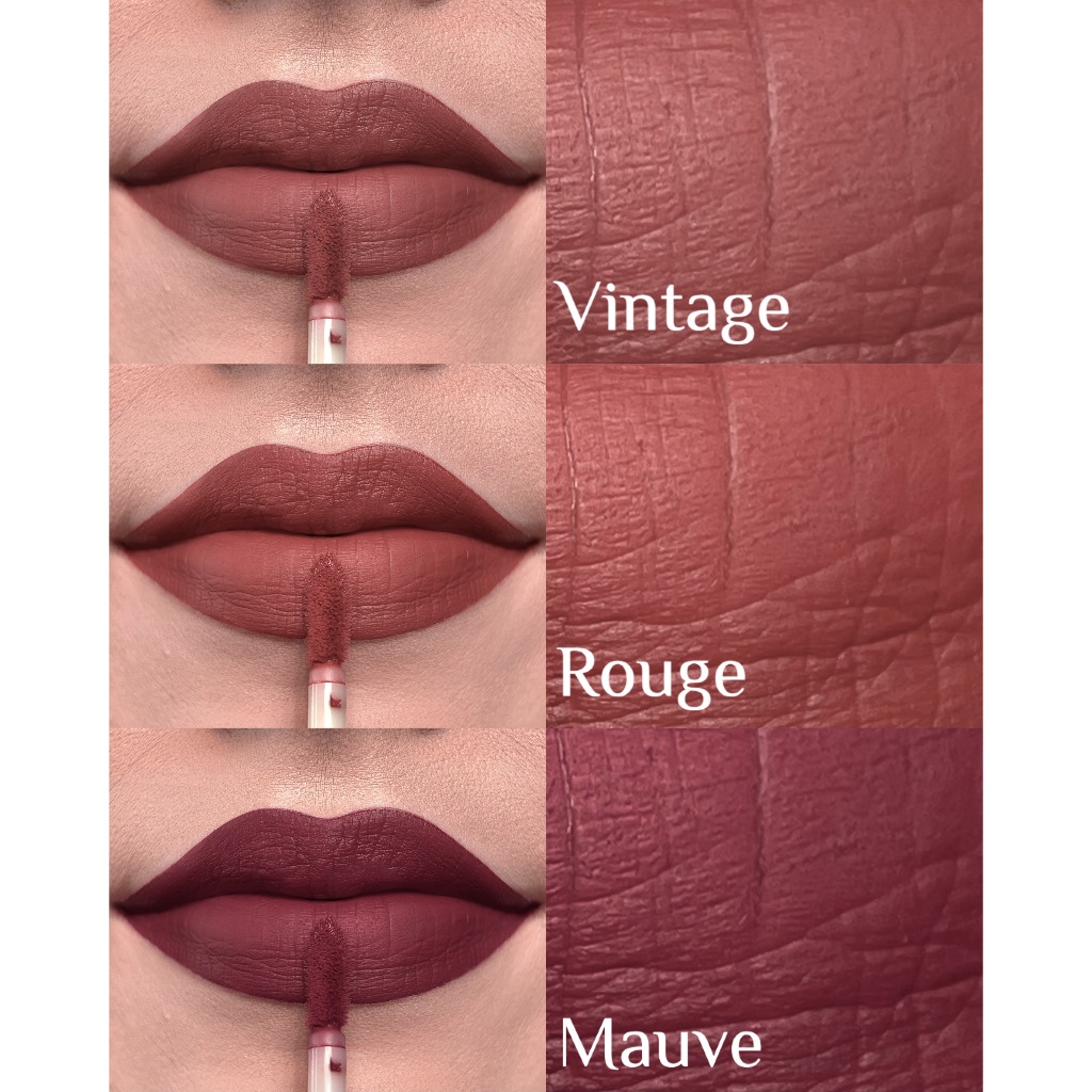 Baton Matte Batom Brilho Labial Líquido prova De agua Longa Duração Hidrata Lábios Vermelhos Sexy