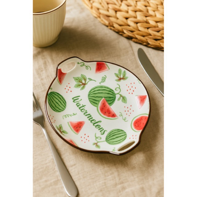 🍍🍒Ceramica Fruits 🍉🍓– prato - bandeja/ servir ou decorar