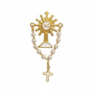 Broche Do Ostensório Eucaristia Jhs 1 Unidade