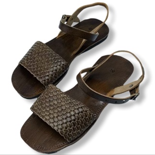 Sandália chinelo Percata feminina rasteirinha Couro em Oferta na Shopee