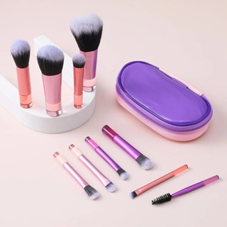 Kit 10 de Pincéis de Maquiagem Portátil 10 Peças – Mini Pincéis Profissionais com Estojo | Completo e Leve em Oferta na Shopee