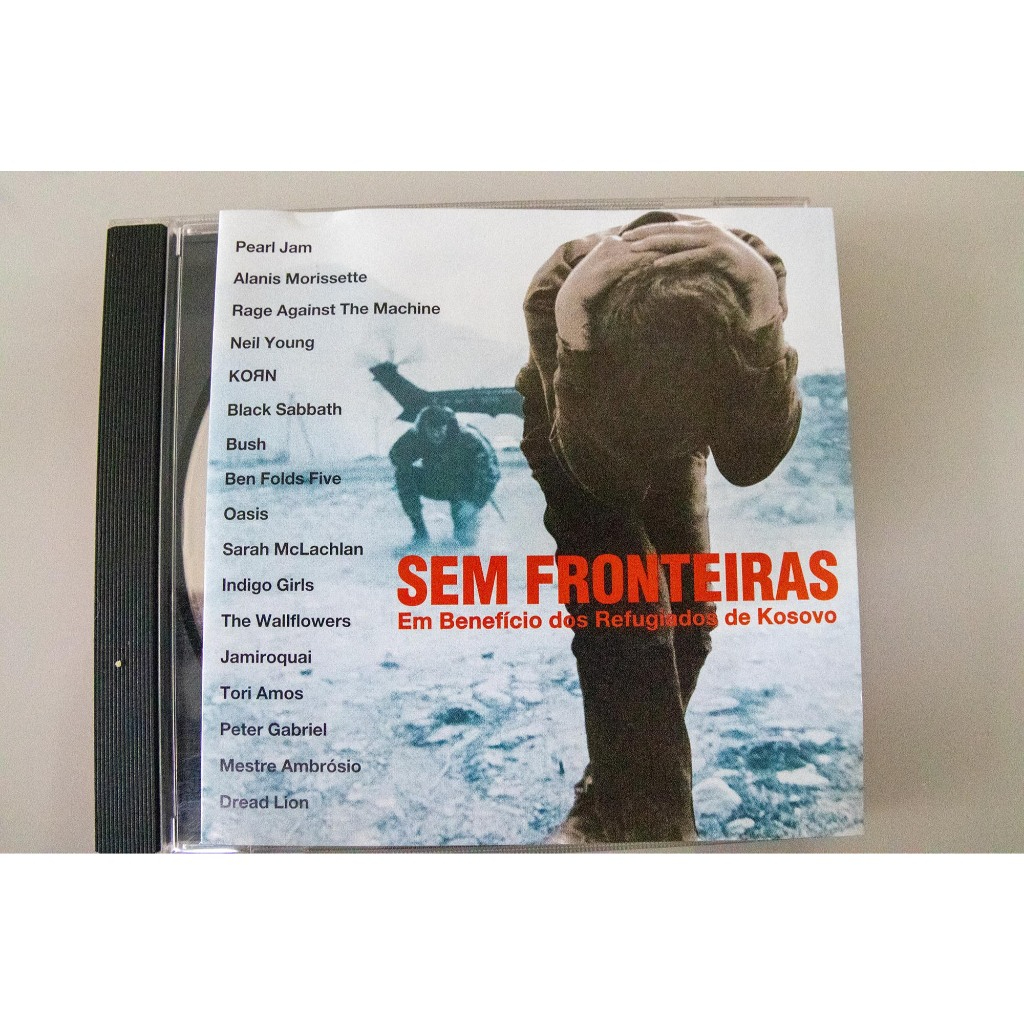 CD SEM FRONTEIRAS - PEARL JAM, OASIS, KORN, BLACK SABBATH & OUTROS