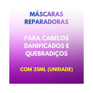 Máscaras Capilares para Cabelos Danificados e/ou Quebradiços (UNIDADE) em Oferta na Shopee