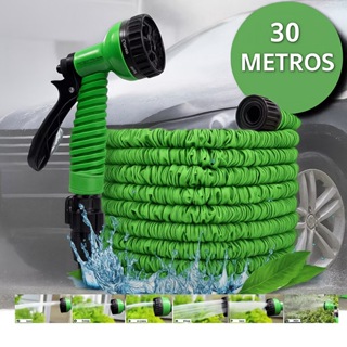 Mangueira Expansível Elástica Flexível 15m / 30m Metros Jardim Retrátil Multiuso em Oferta na Shopee