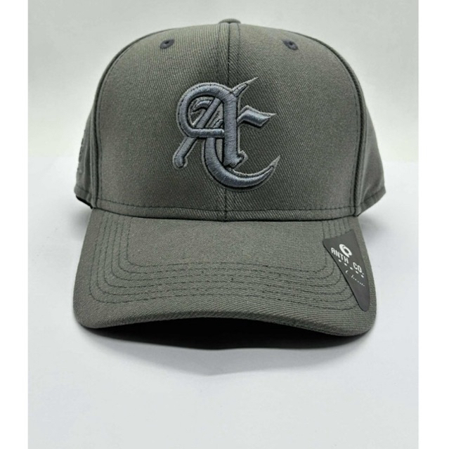 Boné AC Anth Co. Cinza Escuro Premium Caps Snapback Sarja Peletizada